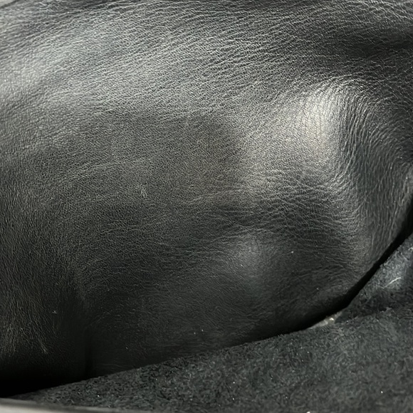 Vintage Black Leather Coach Flap Crossbody Bag - USA 4907 - Picture 9 of 16